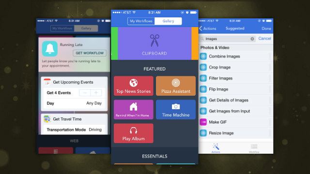 Workflow Adds More Actions And A New Gallery