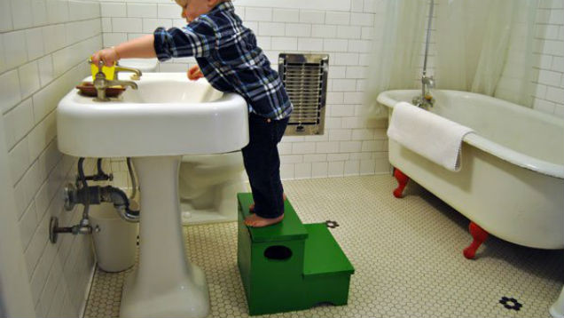 Build A Step Stool For Your Kids That Doubles As Storage
