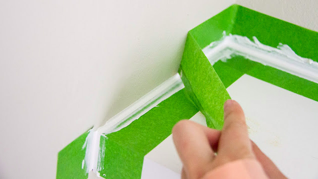 Use Painter’s Tape To Get Clean Edges When Caulking