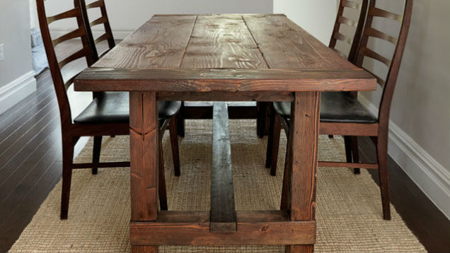 Build A Farmhouse Dinner Table That’s Tough To Screw Up