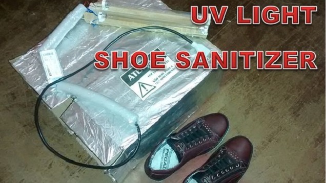 De-Stink Your Shoes With A Homemade UV Light Sanitising Box