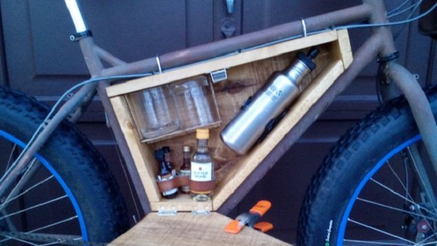 Take The Party Anywhere With A Custom Mini-Bar For Your Bike