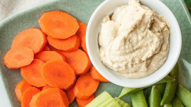 Cut Carrots Into Round Chips Instead Of Sticks For Better Dipping