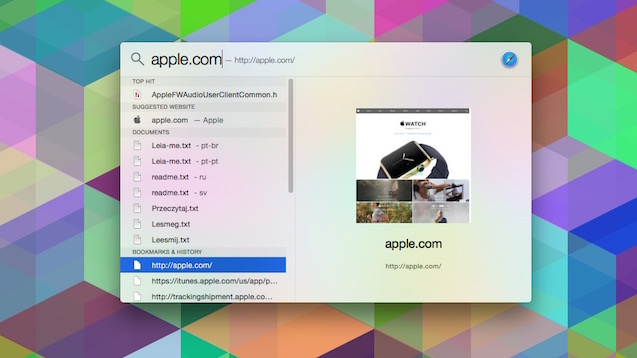Get A Live Web Page Preview From Spotlight On A Mac