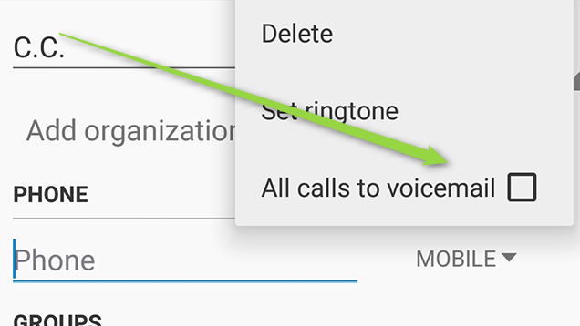 Automatically Ignore Annoying Callers With Android Contact Settings