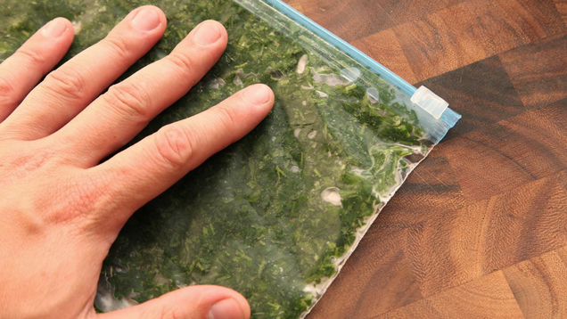 Why Freezing Herbs Flat Is The Best Way To Store Them