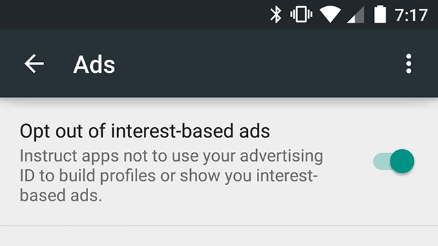 Opt Out Of Interest-Based Ads To Get Less Creepy Ads On Android