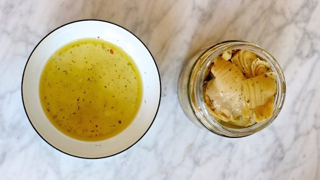 Use Leftover Liquid From Bottled Artichokes For A Boost Of Flavour
