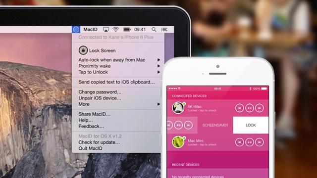 MacID Unlocks Your Mac Using Your iPhone Or iPad And Your Fingerprint