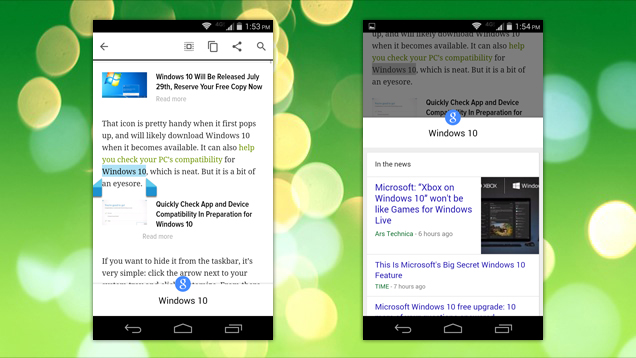 Chrome For Android Can Instantly Search Any Text You Highlight On Google
