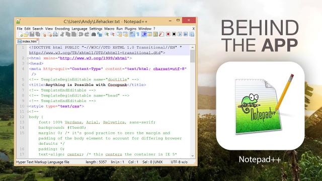 Behind The App: The Story Of Notepad++
