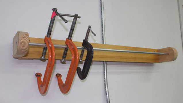 Build A Wall-Mounted Clamp Rack To Keep Your Favourite Clamps At Arms Reach