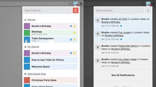 Boards For Trello Gives Quick Access To Your Boards In Chrome