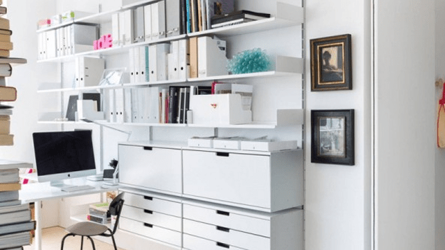 The Bright Office-On-A-Wall Workspace