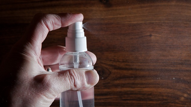 De-Wrinkle Your Clothes After Unpacking With A Travel Size Spray Bottle