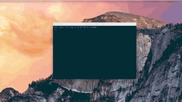 Termtile Moves OS X Terminal Windows Around With Simple Commands