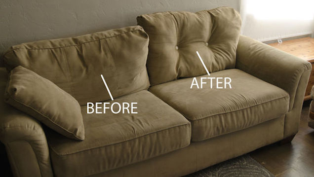 Plump Up Saggy Couch Cushions With Just A Few Buttons