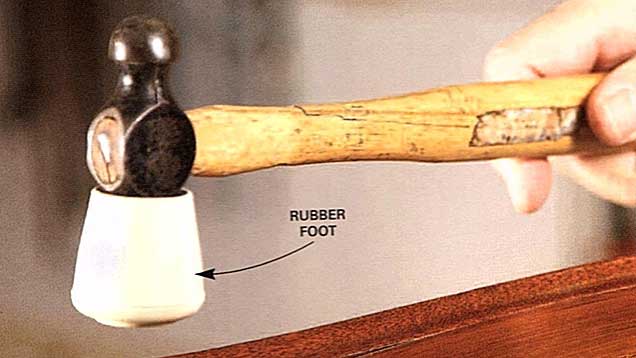 Make A Mini Mallet From A Ball Peen Hammer And Old Furniture Parts