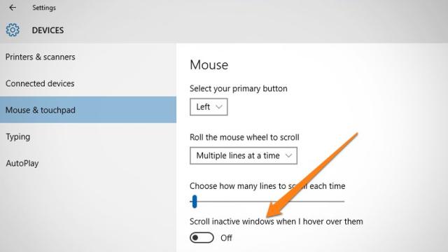 How To Disable Windows 10’s Inactive Window Scrolling Feature