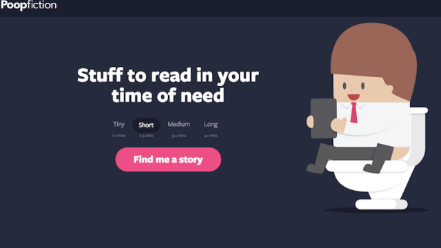 Poopfiction Finds the Perfect Story To Read While You’re On The Toilet