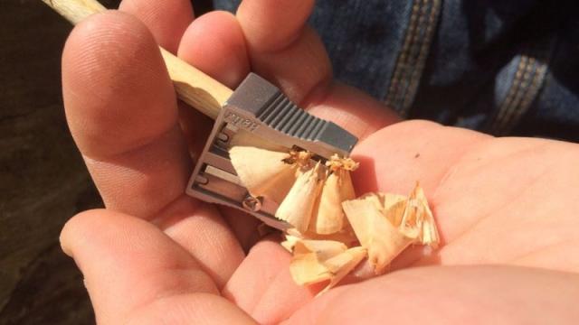 Light Fires More Easily With A Pencil Sharpener