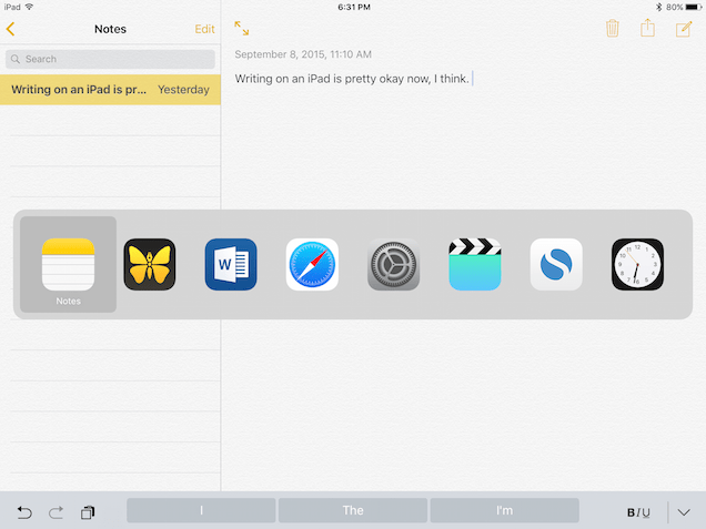 iOS 9 Actually Makes The iPad Usable For Work