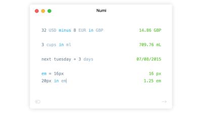 Numi Is A Simple, Plain Language Calculator For Mac 