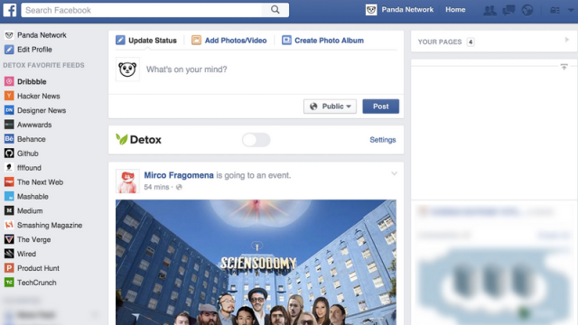 Detox For Facebook Replaces Your Feed With Actual News