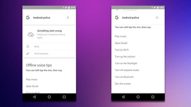 Use Some Google Now Voice Commands Without An Internet Connection