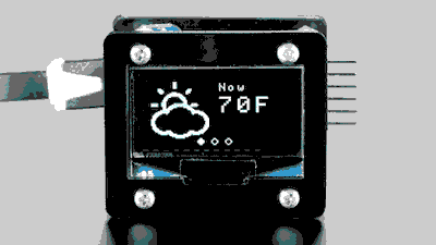 Build Your Own Tiny, Automatically Updating Weather Display