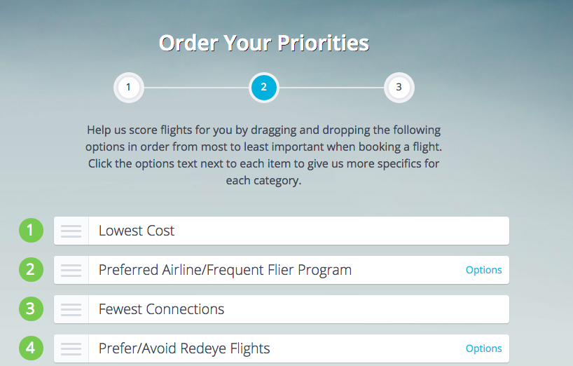 TripStreak Filters Your Flight Results Based On Your Travel Preferences