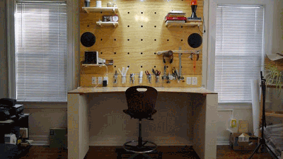 Build A Transforming Workbench, Desk And Storage Unit