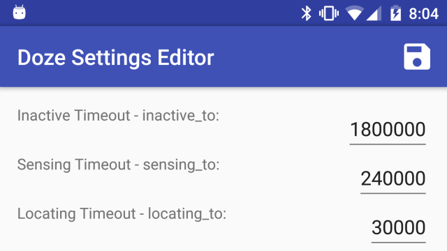 Doze Settings Editor Lets You Tweak Android Marshmallow’s Best Feature