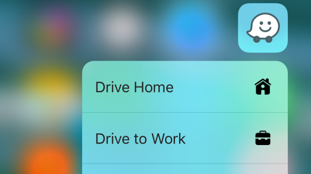 Waze Adds 3D Touch Shortcuts To Quickly Get Directions From The Home Screen