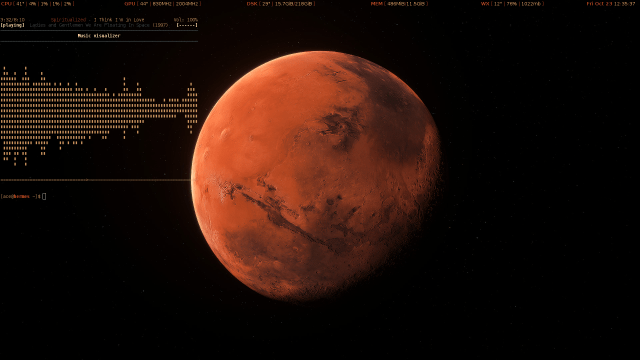 The Mars Approach Desktop