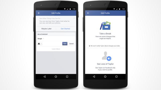 Facebook Rolls Out New Mobile Tools To Make Breakups A Little Easier