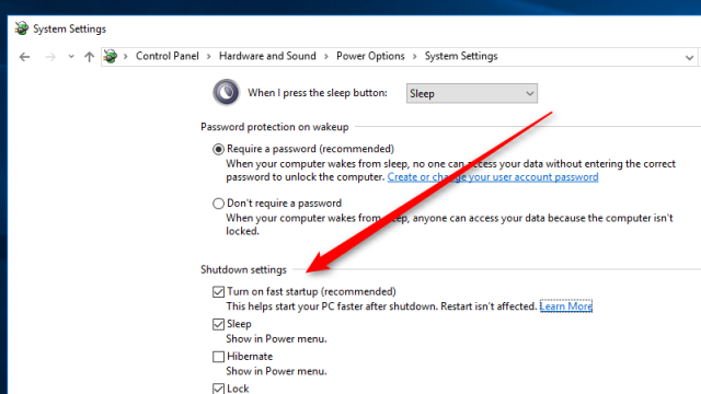 Enable This Setting To Make Windows 10 Boot Up Faster