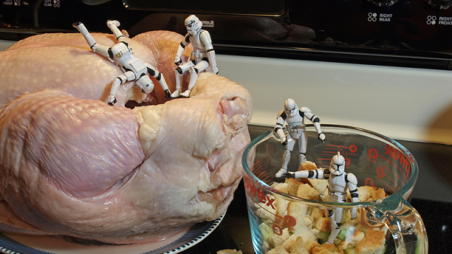 Don’t Stuff Your Turkey, Put Cooked Stuffing In While The Turkey Rests