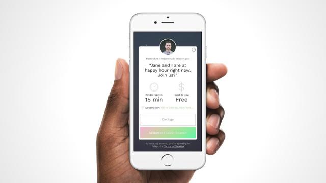 Teleport On iOS Uses Uber To Deliver Your Friends And Family To You 