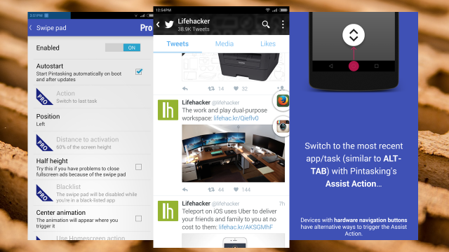 Pintasking Minimizes Any Android App To A Floating Button
