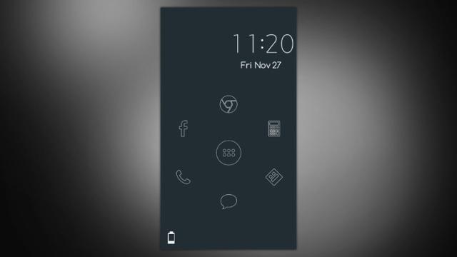 The Clean Lines Home Screen