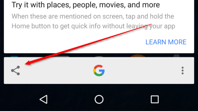Google Now On Tap Can Share Clean, Notification-Free Screenshots