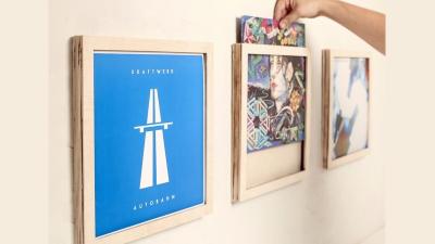 Show Off Your Favourite Albums With These DIY Vinyl Record Frames