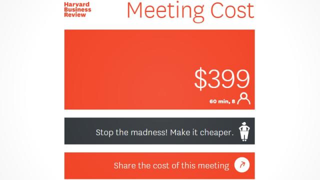 See How Much Unproductive Meetings Actually Cost With This Calculator