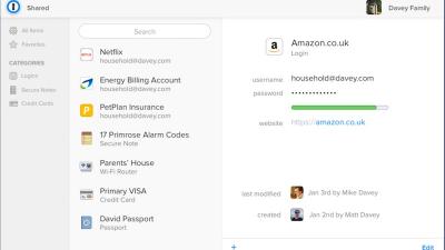 1Password’s Family Plan Shares Passwords Between Family Members, Still Provides Private Accounts