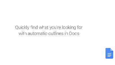 Google Docs Introduces Automatic Outline Tool For Quick Document Browsing