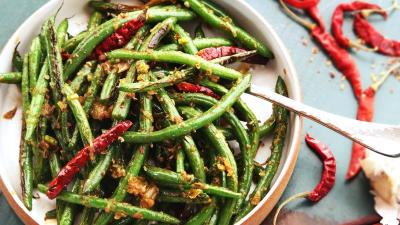 Make Delicious, Snappy Sichuan Green Beans Without A Wok