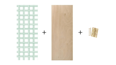 Make Your Own Folding Privacy Screen With A Few Interior Door Slabs