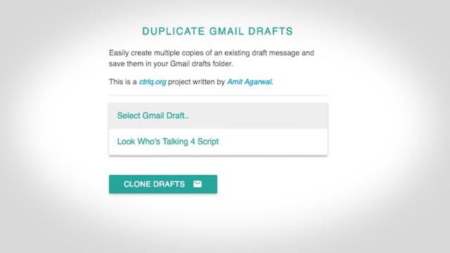 Duplicate Email Drafts In Gmail For Easy Access To Repeating Emails