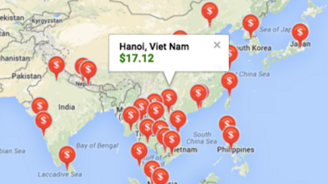 This Index Helps You Plan A Backpacking Trip Through Asia